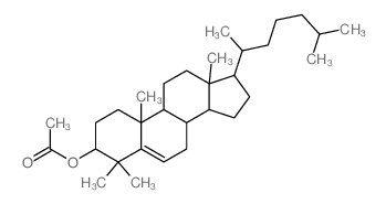 Cholest-5-en-3-ol,4,4-dimethyl-, acetate, (3b)- (9CI)结构式