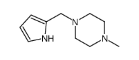 1-methyl-4-(1H-pyrrol-2-ylmethyl)piperazine Structure