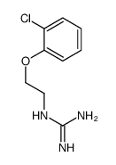 2-[2-(2-chlorophenoxy)ethyl]guanidine Structure