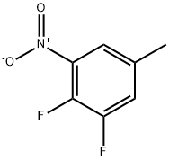 1,2-Difluoro-5-methyl-3-nitrobenzene Structure