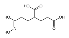 2-[3-(hydroxyamino)-3-oxopropyl]pentanedioic acid Structure