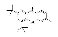 2,4-ditert-butyl-6-(4-methylanilino)phenol Structure