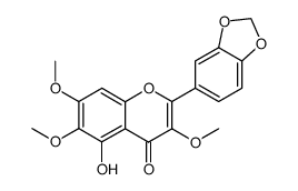 5-Hydroxy-3,6,7-trimethoxy-3',4'-methylenedioxyflavone picture