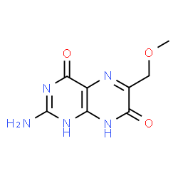 4,7(1H,8H)-Pteridinedione, 2-amino-6-(methoxymethyl)- (9CI)结构式