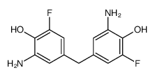 2-amino-4-[(3-amino-5-fluoro-4-hydroxyphenyl)methyl]-6-fluorophenol结构式