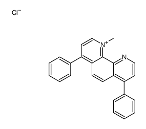 1-methyl-4,7-diphenyl-1,10-phenanthrolin-1-ium,chloride Structure