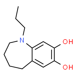 1H-1-Benzazepine-7,8-diol, 2,3,4,5-tetrahydro-1-propyl- (9CI) Structure