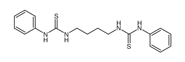 N,N'-bis(phenylaminothiocarbonyl)-1,4-diaminobutane结构式