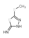 2-amino-5-(methylthio)-1,3,4-thiadiazole structure