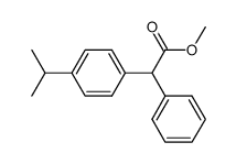 <4-Isopropyl-phenyl>-phenylessigsaeure-methylester Structure