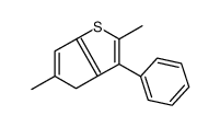 2,5-dimethyl-3-phenyl-4H-cyclopenta[b]thiophene Structure
