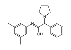 N-(3,5-dimethylphenyl)-2-phenyl-2-pyrrolidin-1-ylacetamide Structure