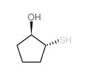 (1R,2R)-2-sulfanylcyclopentan-1-ol结构式