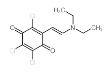 2,5-Cyclohexadiene-1,4-dione,2,3,5-trichloro-6-[2-(diethylamino)ethenyl]- picture