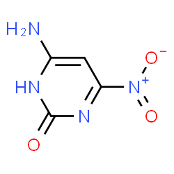 2(1H)-Pyrimidinone,4-amino-6-nitro- Structure