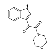 1-(1H-Indol-3-yl)-2-morpholin-4-yl-2-oxoethanone structure