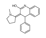 (3Z)-3-(1-methylpyrrolidin-2-ylidene)-4-phenyl-1,4-dihydroquinolin-2-one Structure