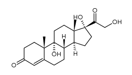 9α-hydroxycortexolone Structure