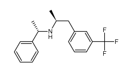 (S),(S)-N-(1-phenylethyl)-α-methyl-3-(trifluoromethyl)benzeneethanamine Structure