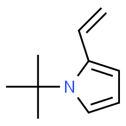 1H-Pyrrole,1-(1,1-dimethylethyl)-2-ethenyl-(9CI) structure