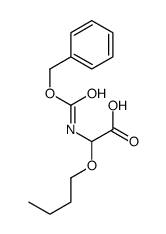 2-butoxy-2-(phenylmethoxycarbonylamino)acetic acid Structure