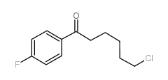 6-CHLORO-1-(4-FLUOROPHENYL)-1-OXOHEXANE结构式