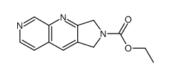 1,3-dihydro-pyrrolo[3,4-b][1,7]naphthyridine-2-carboxylic acid ethyl ester Structure