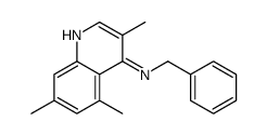 N-benzyl-3,5,7-trimethylquinolin-4-amine结构式