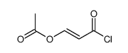 (3-chloro-3-oxoprop-1-enyl) acetate结构式
