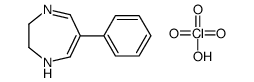 perchloric acid,6-phenyl-2,3-dihydro-1H-1,4-diazepine结构式
