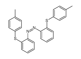 bis[2-(4-methylphenyl)sulfanylphenyl]diazene结构式