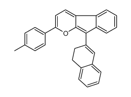 9-(3,4-dihydronaphthalen-2-yl)-2-(4-methylphenyl)indeno[2,1-b]pyran Structure