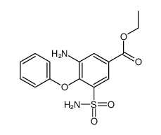 ethyl 3-amino-4-phenoxy-5-sulfamoylbenzoate Structure