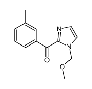 [1-(methoxymethyl)imidazol-2-yl]-(3-methylphenyl)methanone Structure