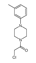 2-oxo-2-[4-(m-tolyl)piperazin-1-yl]ethyl chloride结构式