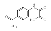 Acetic acid,2-[(4-acetylphenyl)amino]-2-oxo- Structure