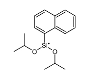 naphthalen-1-yl-di(propan-2-yloxy)silicon Structure