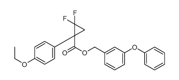 (3-phenoxyphenyl)methyl 1-(4-ethoxyphenyl)-2,2-difluorocyclopropane-1-carboxylate Structure