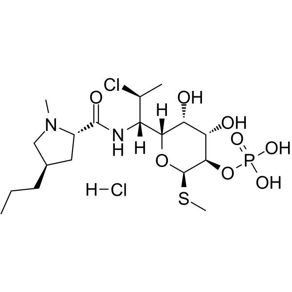 Clindamycin phosphate hydrochloride结构式