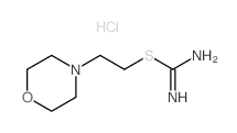 Carbamimidothioic acid,2-(4-morpholinyl)ethyl ester, dihydrochloride (9CI)结构式