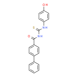 N-{[(4-hydroxyphenyl)amino]carbonothioyl}-4-biphenylcarboxamide picture