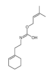 3-methylbut-2-enyl N-[2-(cyclohexen-1-yl)ethyl]carbamate Structure