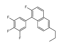 2-fluoro-6-propyl-1-(3,4,5-trifluorophenyl)naphthalene结构式