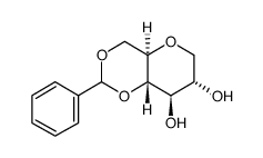 1,5-Anhydro-4,6-O-benzylidene-D-glucitol结构式