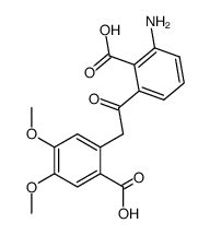 6-amino-4',5'-dimethoxy-2,2'-(1-oxo-ethane-1,2-diyl)-bis-benzoic acid Structure