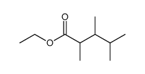ethyl 2,3,4-trimethylvalerate Structure