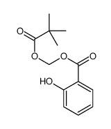 2,2-dimethylpropanoyloxymethyl 2-hydroxybenzoate Structure