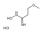 N'-Hydroxy-3-methoxypropanimidamide hydrochloride Structure