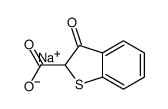 sodium,3-oxo-1-benzothiophene-2-carboxylate Structure