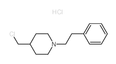 4-(chloromethyl)-1-phenethyl-piperidine结构式